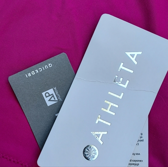 Athleta Twist Up Tankini Swim Top Size 34 B/C Pink Fuchsia Magenta NWT - Picture 5 of 12